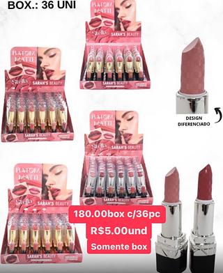 batom box com 36 pçs