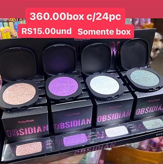 pó compacto box com 24pçs