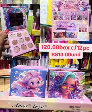 Paleta de sombras 9cor