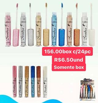 gloss labial box com 24 pçs