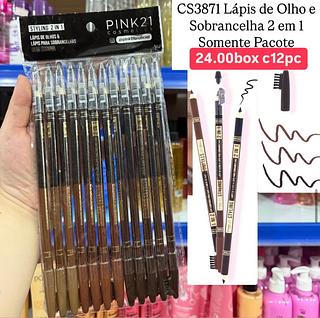 Lápis de olho e sobrancelha 2em1