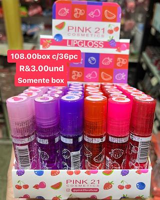 lipgloss box com 36 pçs