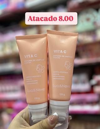 Espuma de limpeza facial - vitamina C
