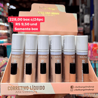 corretivo liquído com 24 Peças