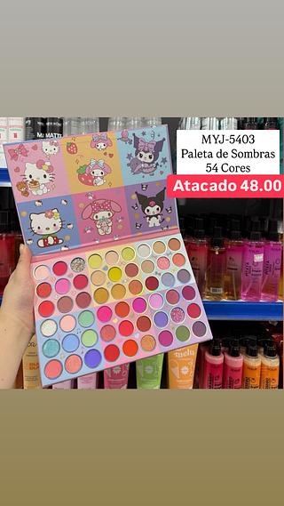 Paleta de sombra 54 cores