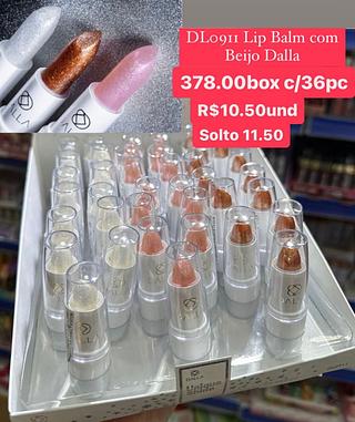 lip balm com brilho dalla