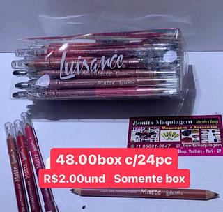 lapis de sobrancelha box com 24 pçs