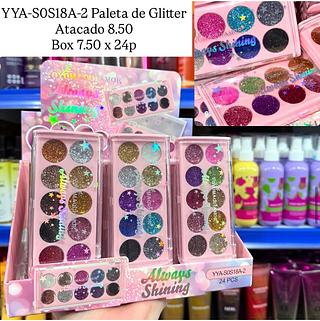 Paleta de glitter