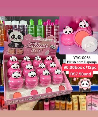 Blush com esponja