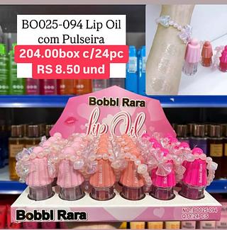Lip oil com pulseira
