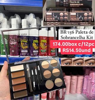 kit paleta de sobrancelha