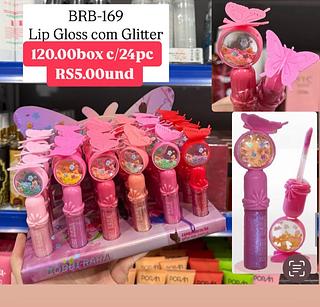Lip gloss com glitter