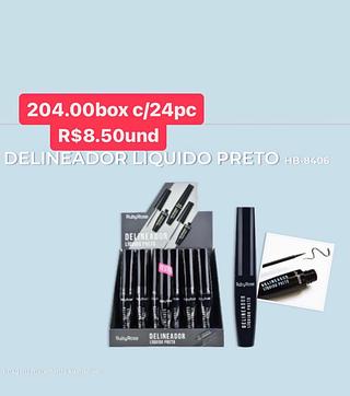 Delineador líquido perto