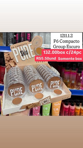 Pó compacto group escuro