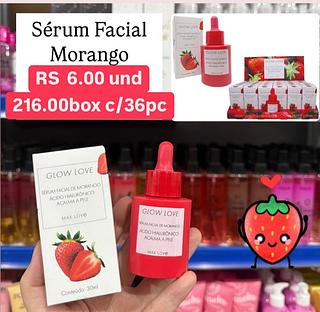 Serum facial morango
