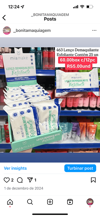 Lenço demaquilante esfoliante -contém 25unidade em cada pacote