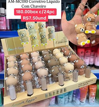 Corretivo líquido com chaveiro