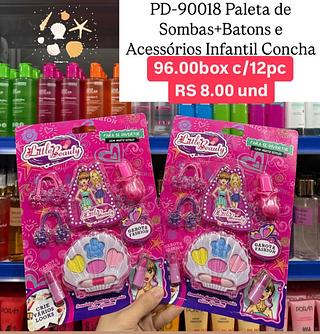 Paleta de sombra +batons e acessórios • concha