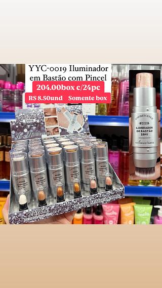 Iluminador em bastão com pincel