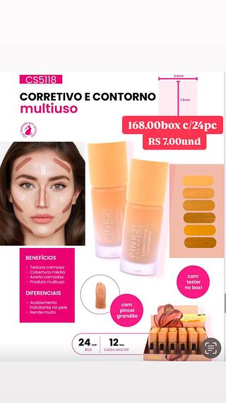 Corretivo e contorno