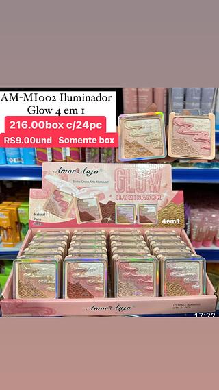 Iluminador glow 4em1