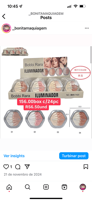 Iluminador - Bobbi Rara