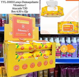 Lenço Demaquilante Vitamina C
