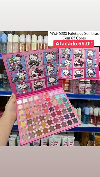 Paleta de sombra com 63cores