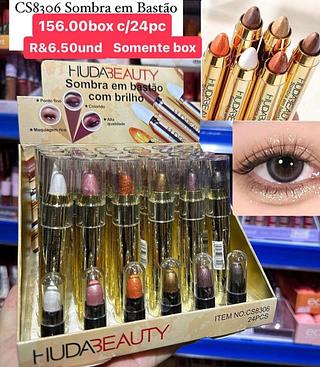 sombra em bastão box com 24 pçs