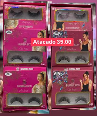 Caixa de cílios c/ 10 pares