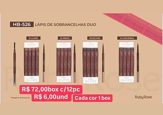 Lápis de sobrancelha duo