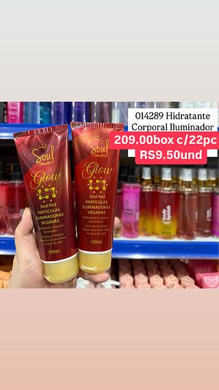 Hidratante corporal iluminador