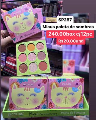Miaus paleta de sombras