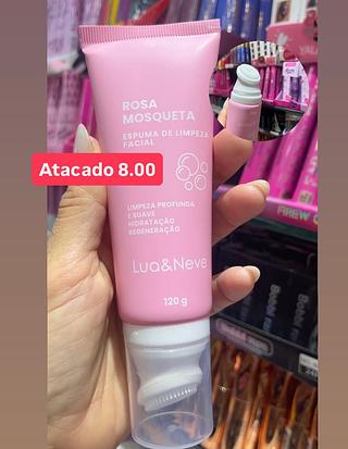 Espuma de limpeza - rosa mosqueta