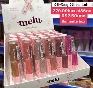 gloss labial box com 36 pçs