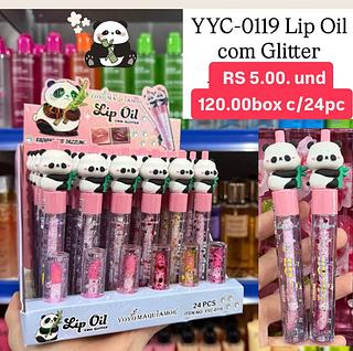Lip oil c/ glitter - panda