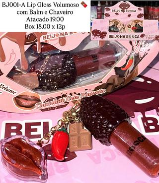 Gloss Volumoso C/ Balm e Chaveiro