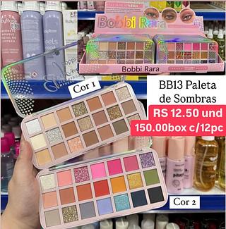 Paleta de sombra com glitter