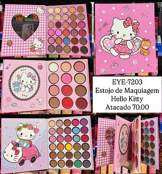 Estojo de maquiagem hello kitty