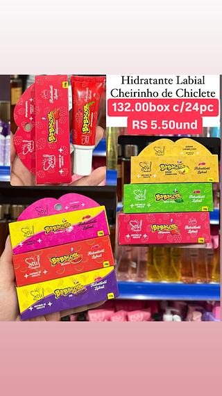 Hidratante labial cheirinho de chiclete