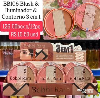 Blush & iluminador & contorno