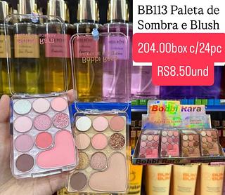 Paleta sombra e blush