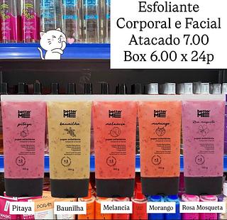 Esfoliante corporal e facial