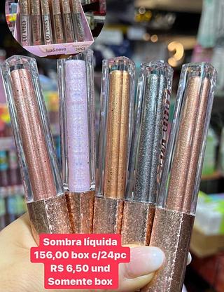 sombra liquida box com 24 pçs