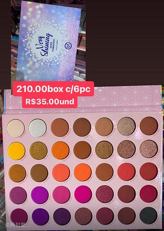 Paleta de 35 sombras