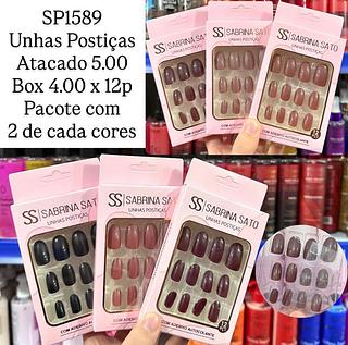 Unhas postiças realista