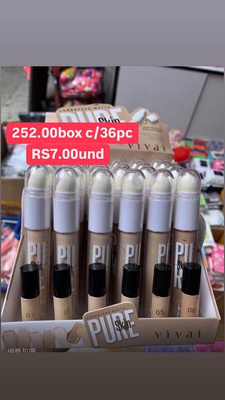 Corretivo com esponja