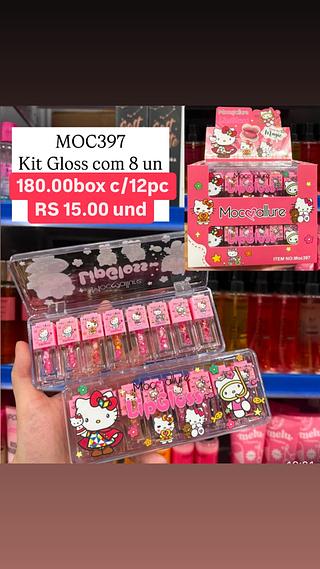 Kit gloss com 8un