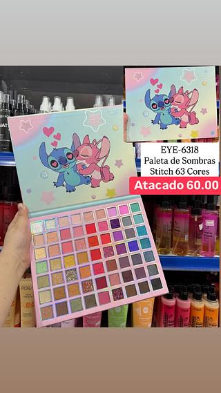 Paleta de sombra stitch 63 cores