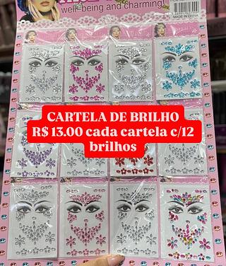 Brilho em cartela
